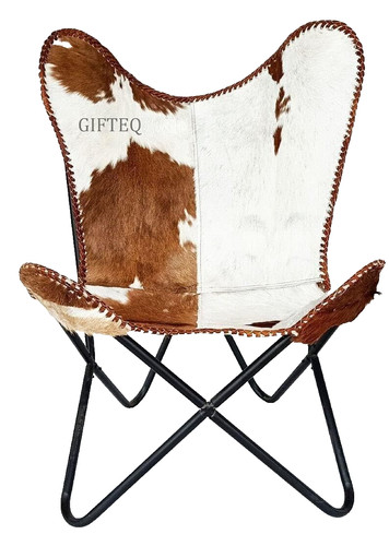 Chaise papillon cuir - chaise,
