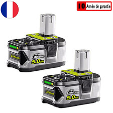 2X 5,0AH Pour Ryobi Batterie