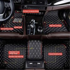 Premium Custom Floor mat For Abarth 500 / 595 / 695 2010-2024