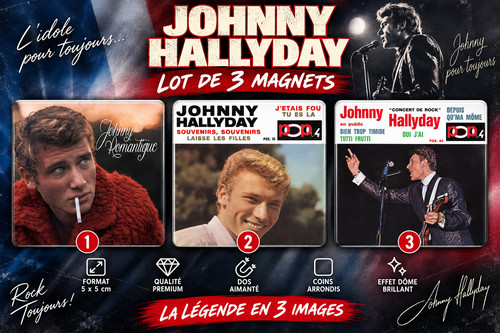 Lot magnets frigo johnny - lot,