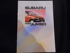 Catalogue SUBARU Mini Jumbo