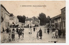 SUPE SUM - Marne - CPA 51 - Ane Enfants bike road de Somme Peat