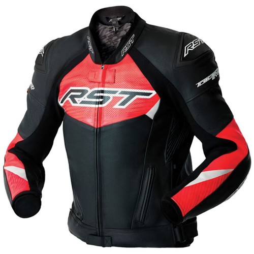 Veste moto cuir rst tractech - cuir,