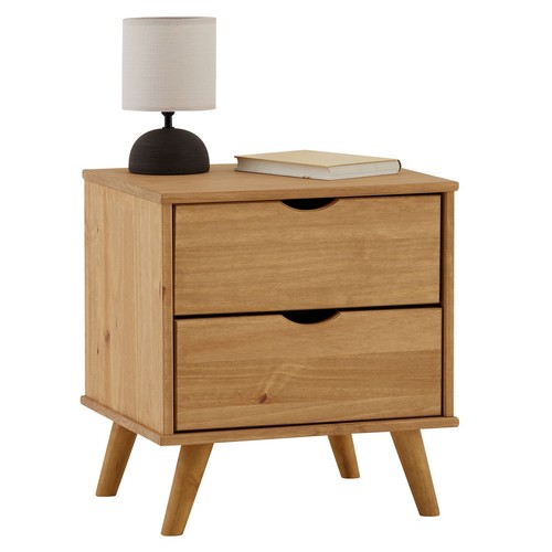 Table chevet pin massif - table,