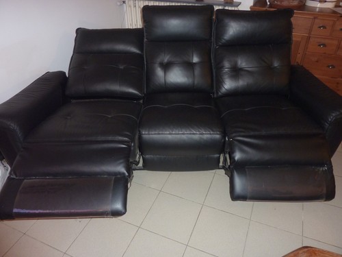 Canape cuir electrique - canape,