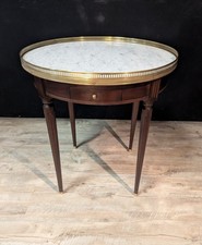 Table bouillotte en acajou