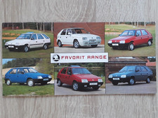 Skoda Favorit Range Brochure c.1991 - Forum Plus LS Flairline
