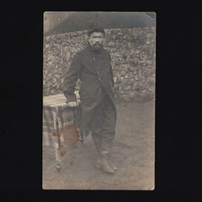 Cpa Carte Photo - Camp de