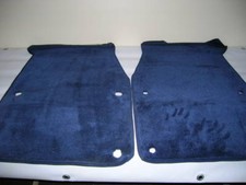 ALPINE A 310 - A310 PAIRE DE TAPIS ARRIERE BLEU NEUF ORIGINE D'EPOQUE