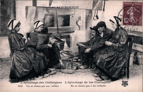 Cpa pays marchois - au,