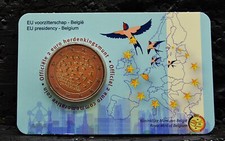 BELGIQUE 2024 : Coincard BU 2 euros "Présidence de l'EU". Neuf. Officiel. n°480.