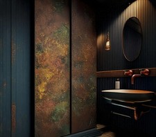 Panneau mural en cuivre