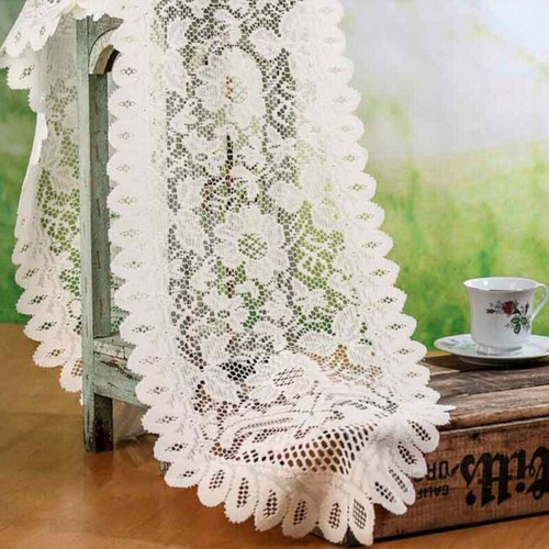 Vintage floral dentelle nappe - vintage,