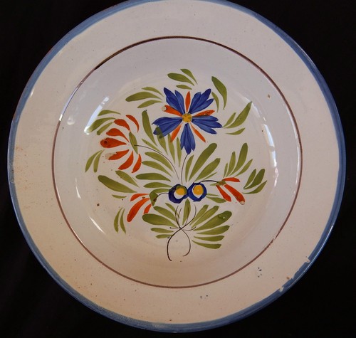 Assiette creuse ancienne - , en