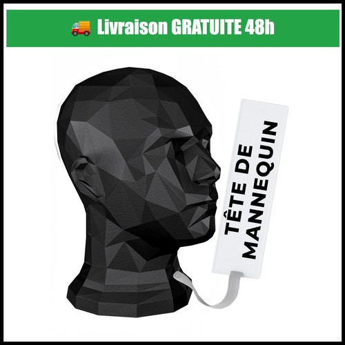 Tête mannequin homme support - mannequin,