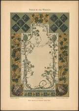 1900 Lithographie Décoration