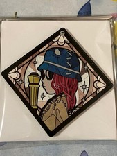 Porte-clés acrylique vitrail