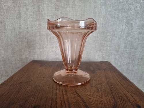 Coupe glace verre - coupe, rose