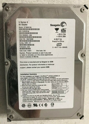 Disque dur ide 40 - 3.5",