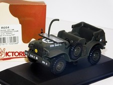 DODGE WC58 OPEN COMMAND CAR US ARMY WITH FORDING KIT VICTORIA MILITARY R054 1:43