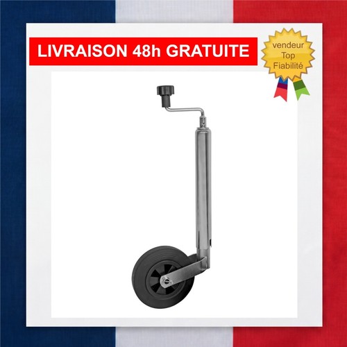 Roue jockey remorque - roue, avec