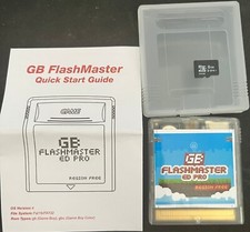 Cartouche Flashmaster OS V4 GB Pro pour Gb/GbC/GBA SP, offert sd 8go+boitier.