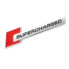 EMBLEME SUPERCHARGED 3D METAL