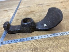 (n°107 )  OLD TOOL / OUTIL ANCIEN / HERMINETTE DE TONNELIER XIXe Décors