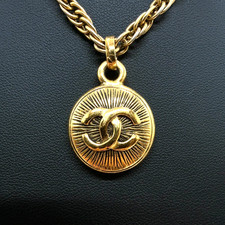 Collier chaîne métal doré