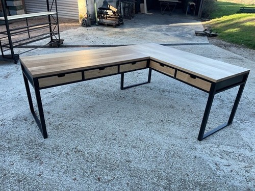 Bureau angle tiroirs - bureau, 5