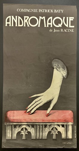 Affiche théâtre vintage