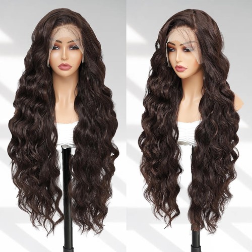 Perruque brune 13x6 lace - perruque,