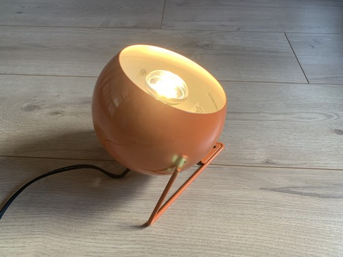 Lampe eyeball orange vintage - eyeball,