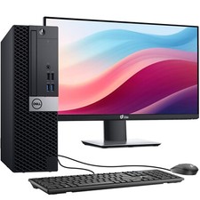 Dell SFF Desktop PC Intel i5-6500 32GB Ram 1TB SSD 2TB HDD New 22"LED Windows 11