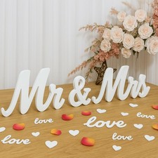 Mr & Mrs  Lot de 100 lettres