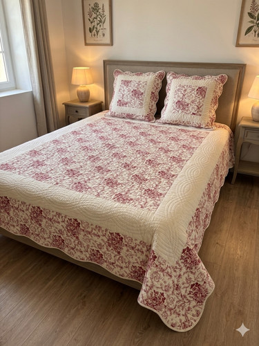 Couvre lit boutis - boutis, toile