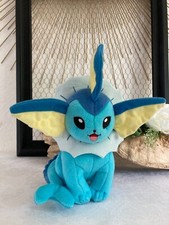 625⚜️ Small Plush Stuffed Toy Pokemon Vaporeon Tomy Height 25 Cm