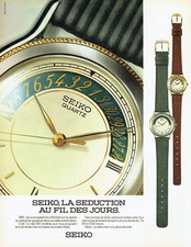 Advertising 028 1985 Seiko Quartz Watch