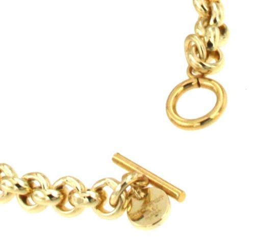 Jaseron bracelet plaqué - jaseron, or
