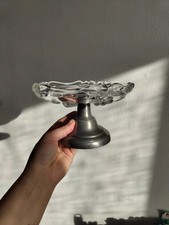 Coupelle et pied en étain