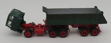 rare KIBRI 1/87 HO TRUCK DAF 3300 TURBO INTERCOOLING SEMI DUMP TRAILER