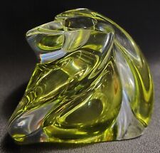 Crystal candle holder signed Val Saint Lambert 20th century