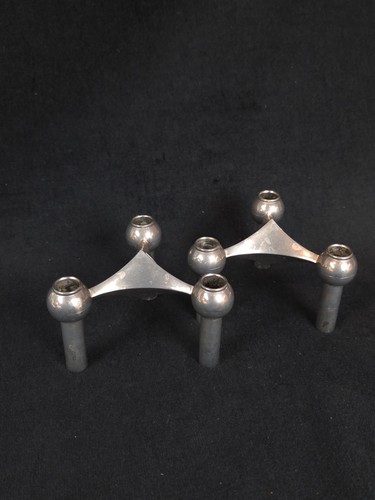 Paire bougeoirs modulaires - bougeoirs,