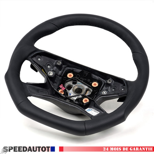 Volant cuir noir tuning