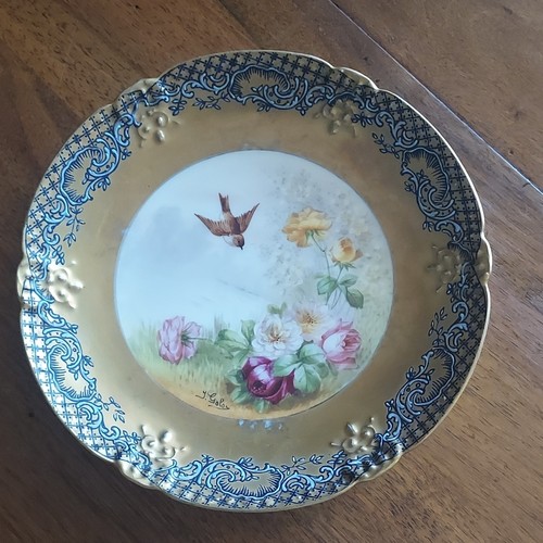 Ancienne assiette en - ,