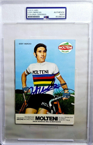 Eddy merckx signed 4x6 - merckx,