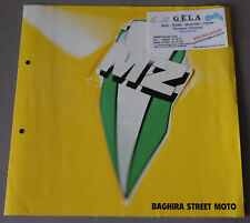 Brochure MZ Baghira, MZ Street Moto