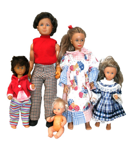 Poupées famille bella 1970 - poupées,