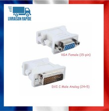 Adaptateur DVI-I Male vers VGA