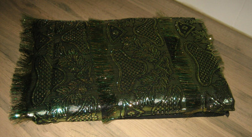Ancien coupon tissu oriental - ancien,